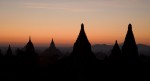the temples of pagan at sunrise