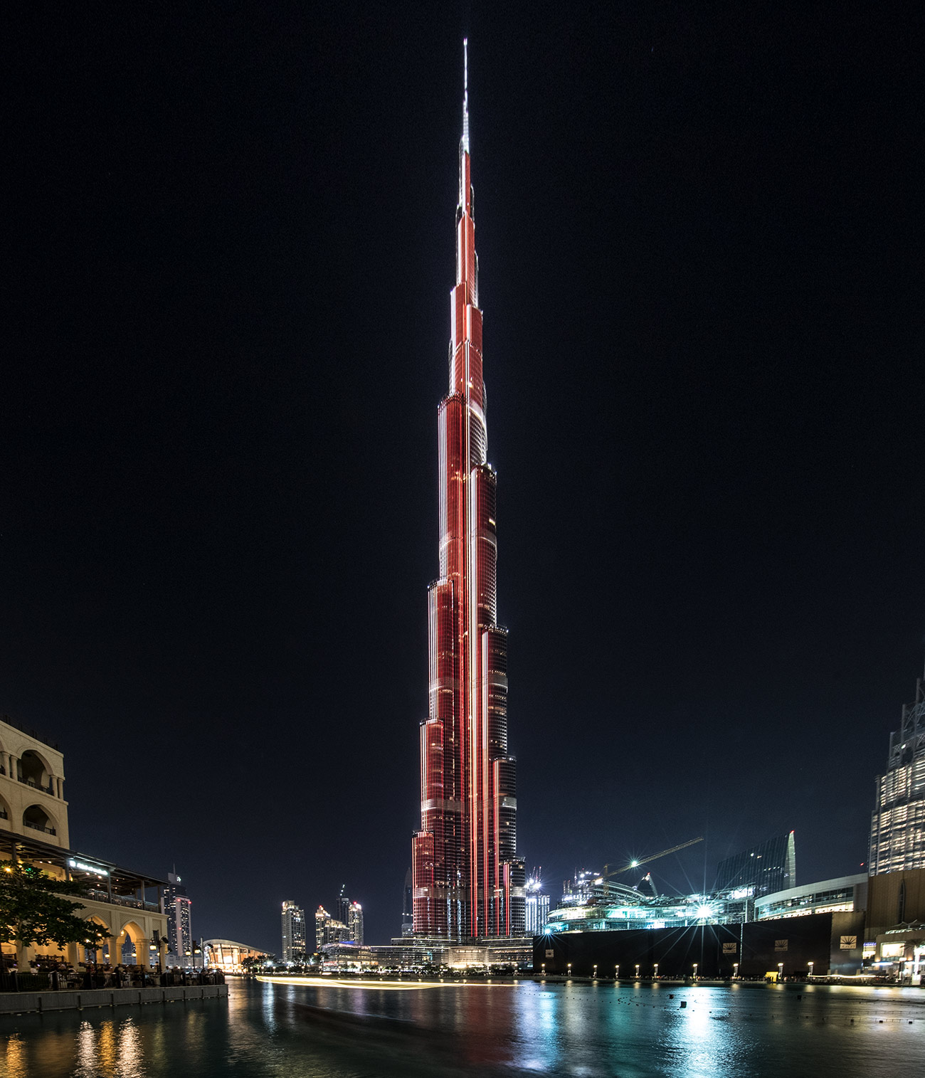 The Burj Khalifa  -  tallest building in the world