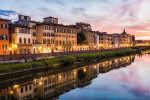 The Arno River after dark