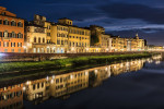 The Arno River after dark