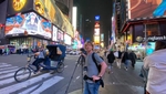 Shooting the craziness of Times Square after dark