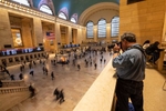 Tony shooting inside Grand Central Terminal