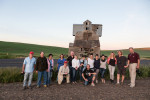 The group at the Monster grain elevator