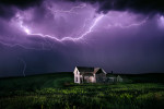 Lightning storm in the Palouse, Washington