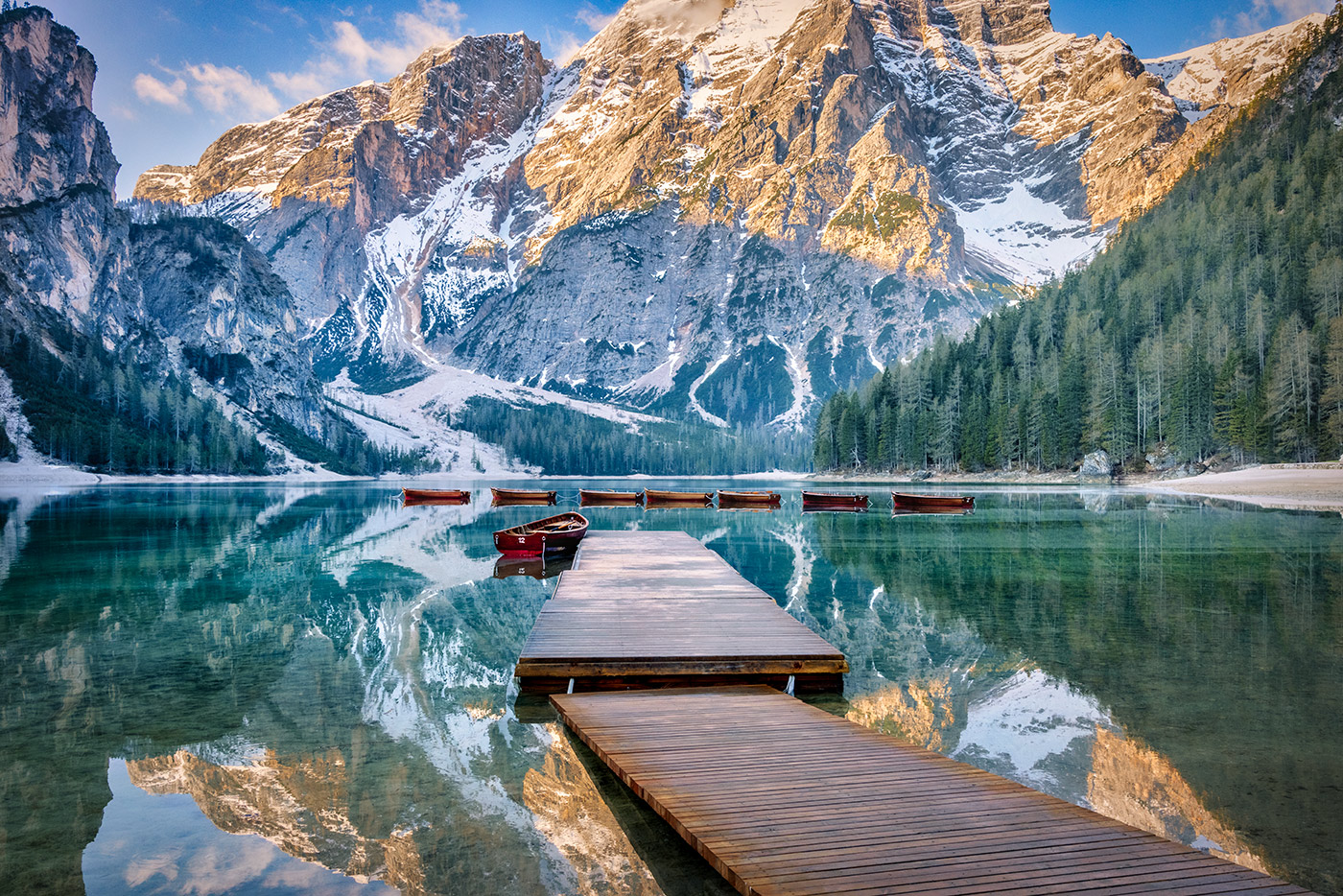 A perfect moment • Lago di Braies in the Dolomites