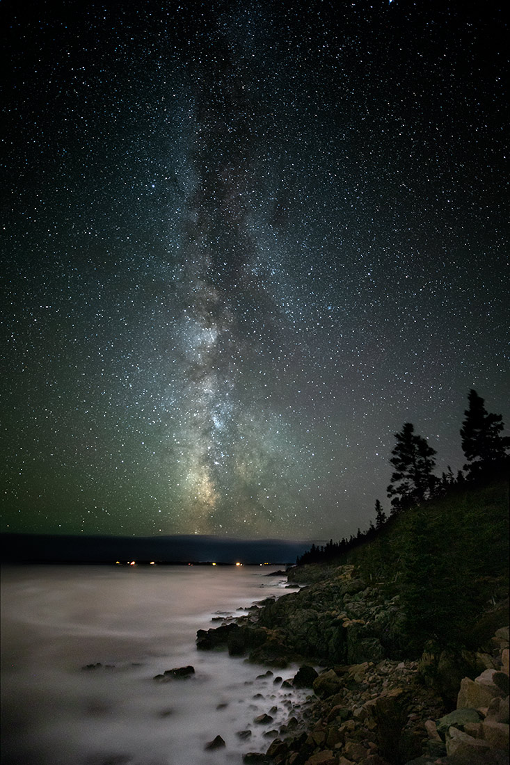 The Milky Way over Acadia