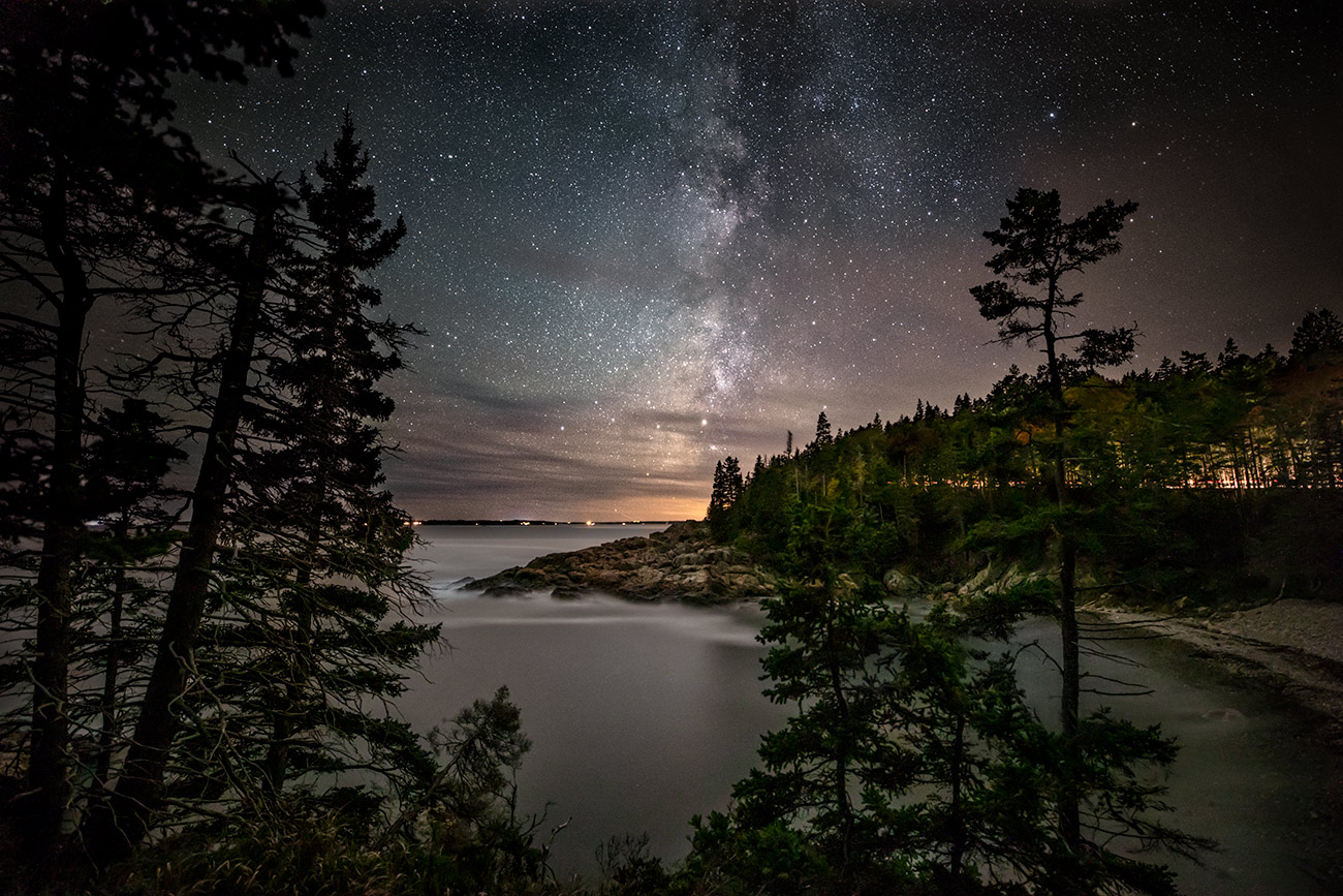 The Milky Way over Acadia National Park