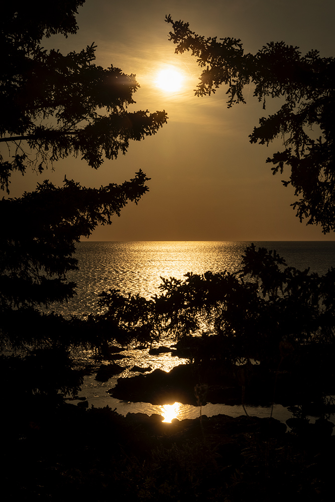 Sunrise over Acadia