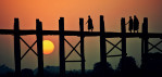 Ubein Bridge in Burma