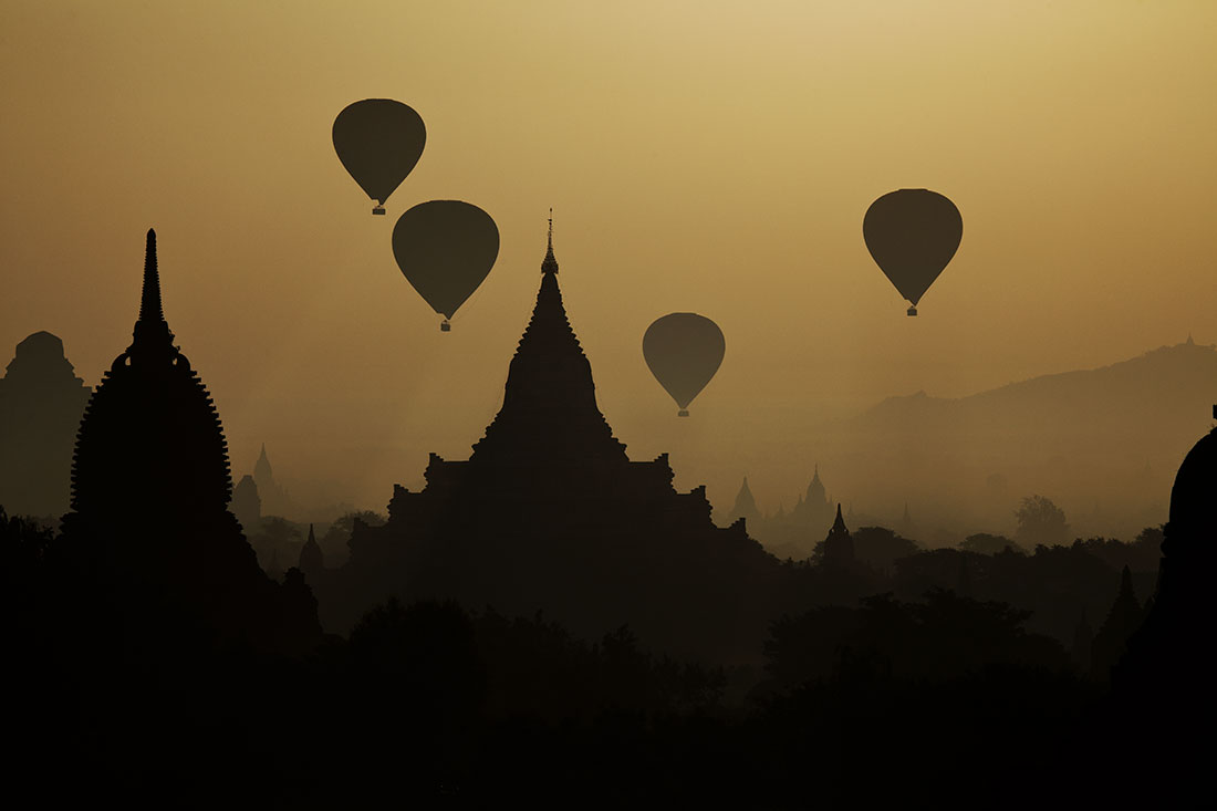the temples of Bagan Myanmar