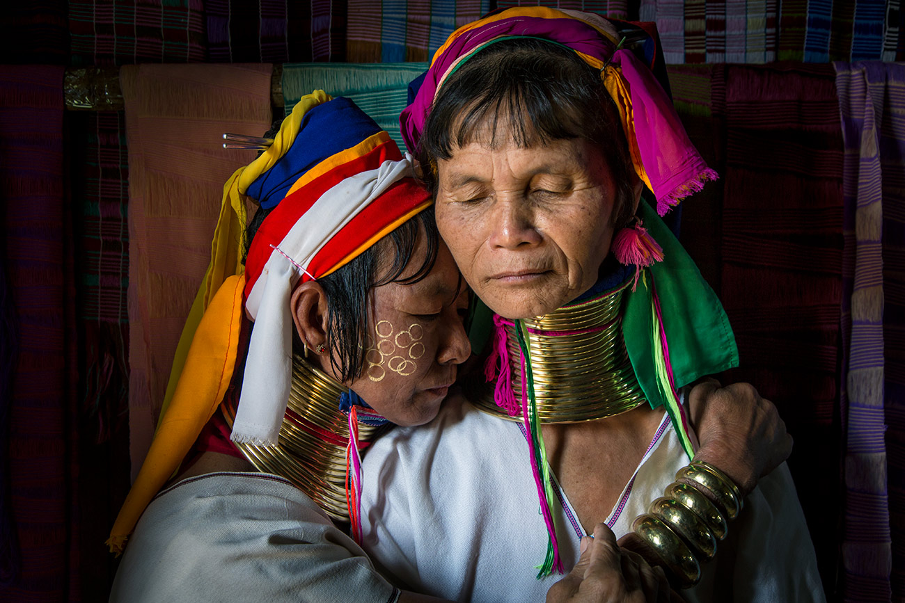 The Padaung ring necked women of Inle Lake