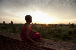 Sunset above Bagan