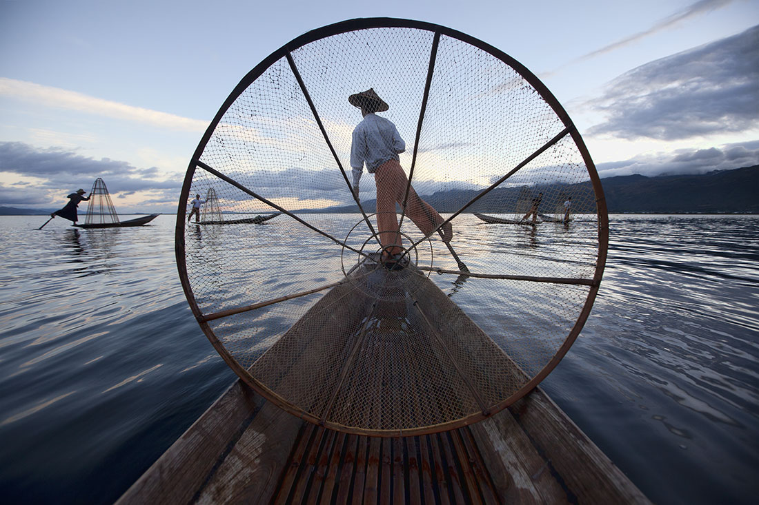 Th amazng Inle Lake fisherman