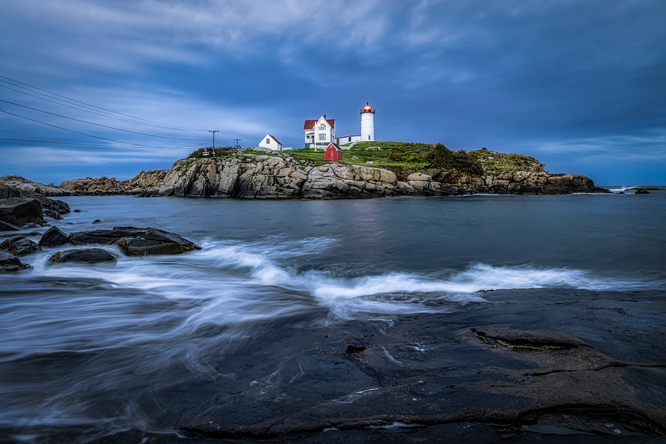 Nubble Lighthouse on the east coast of Maine