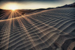 Sunrise at he Mesquite Sand Dunes 