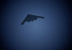 The Stealth Bomber flying above all of us!!