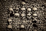 The skulls of the spooky Catacombs