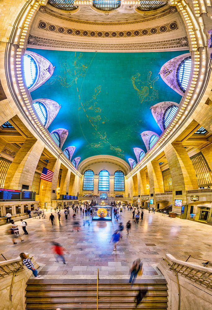 The iconic Grand Central Terminal