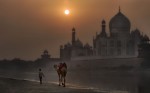 Backside of the Taj Mahal, Agra, India