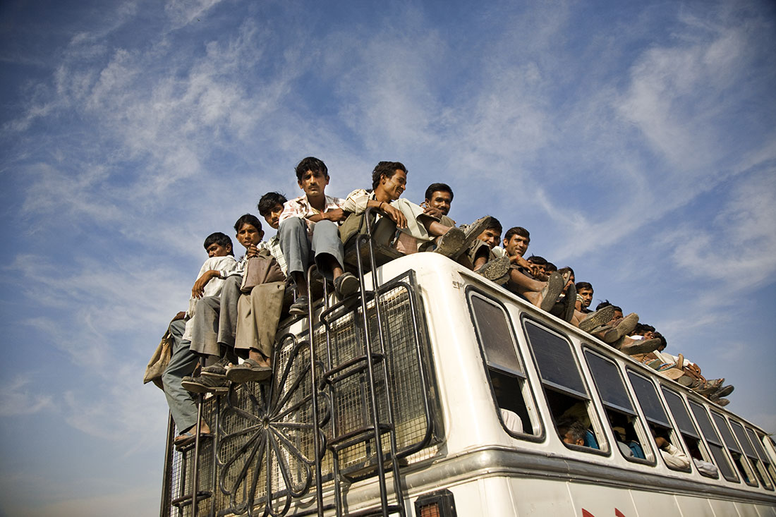 Over Crowded Bus