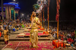 The Ganga Aarti Ceremony in Varinasi