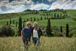 My baby and I in Loce, Tuscany