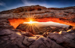 Mesa Arch sunrise in Canyonlands National Park