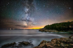 The Milky way over Acadia National Park
