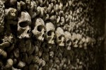 The skulls of the spooky Catacombs
