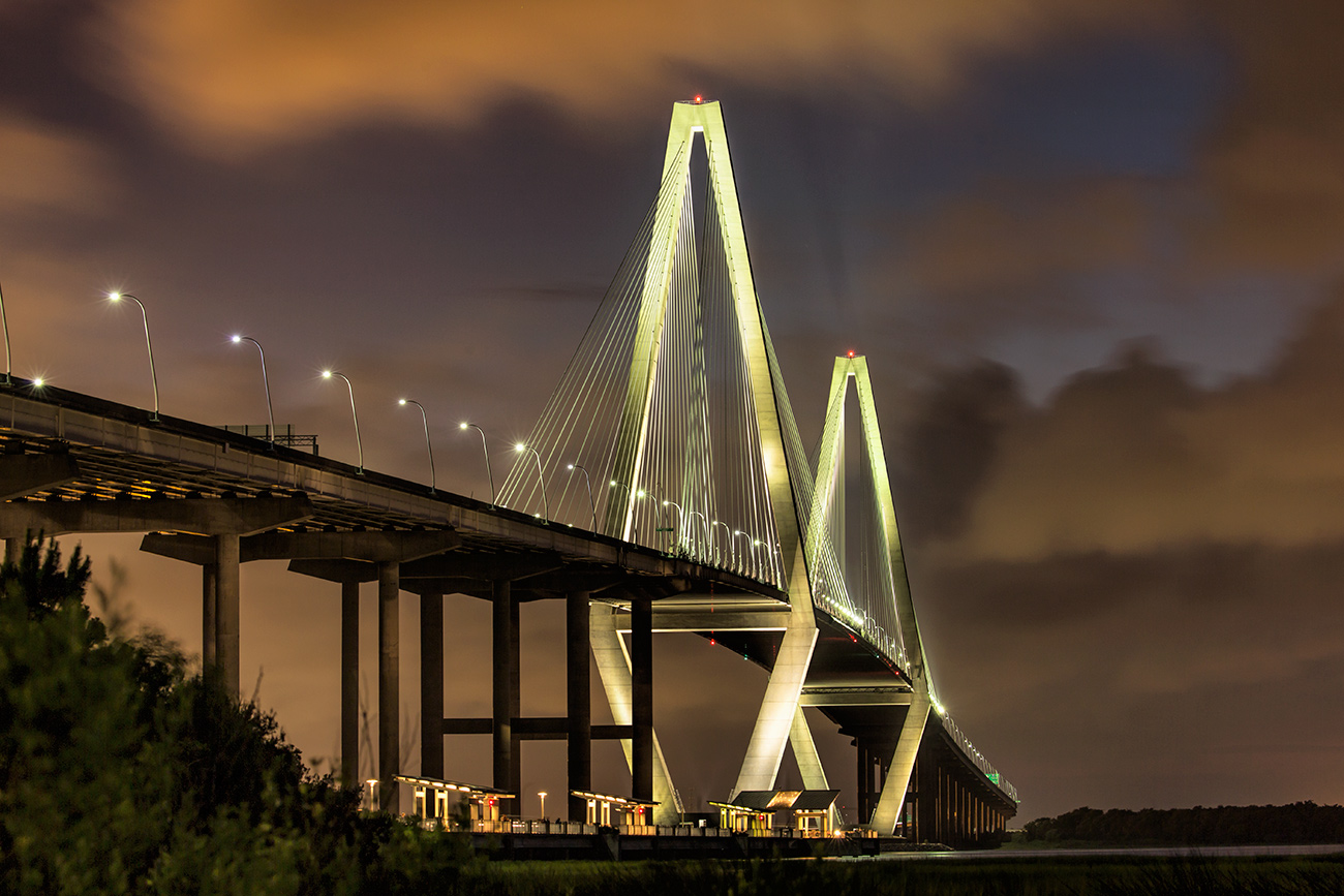 The amazing Ravenel Bridge in Charleston, SC.
