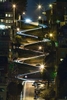Car trails on, Lombard Street in San Francisco