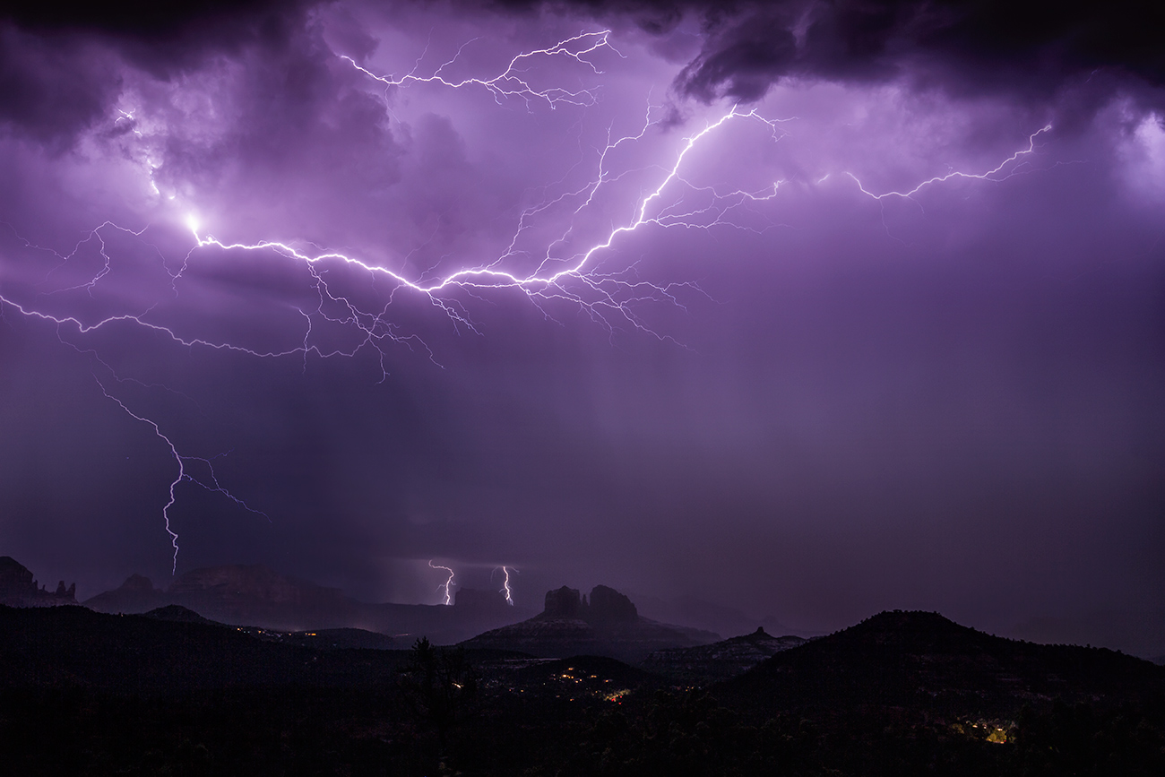 Incredible bolts above Cathedral Rocks