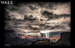 Lightning over the Grand Canyon