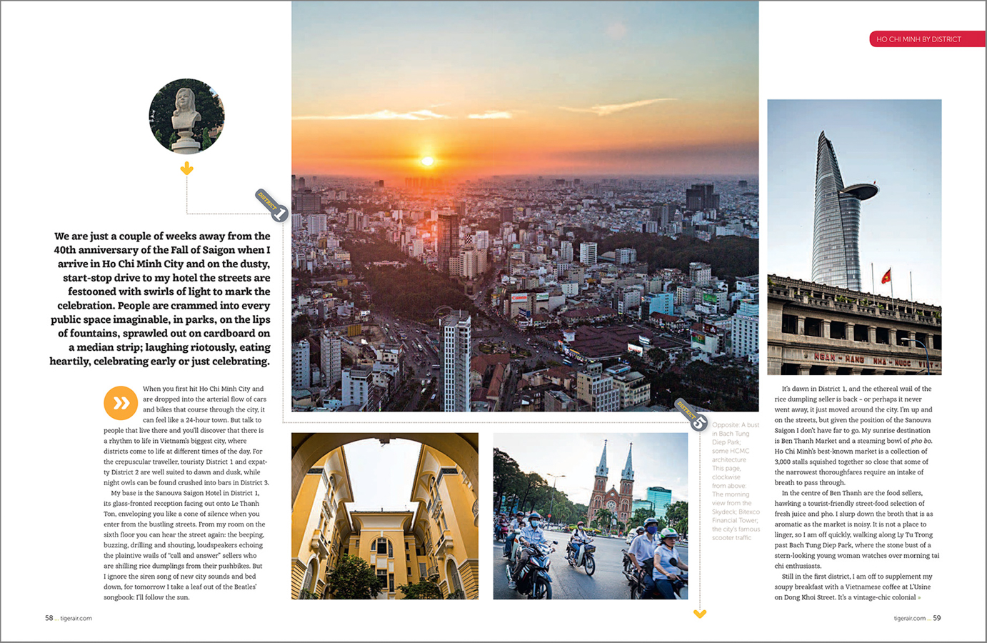A travel feature on Vietnam's southern metropolis.