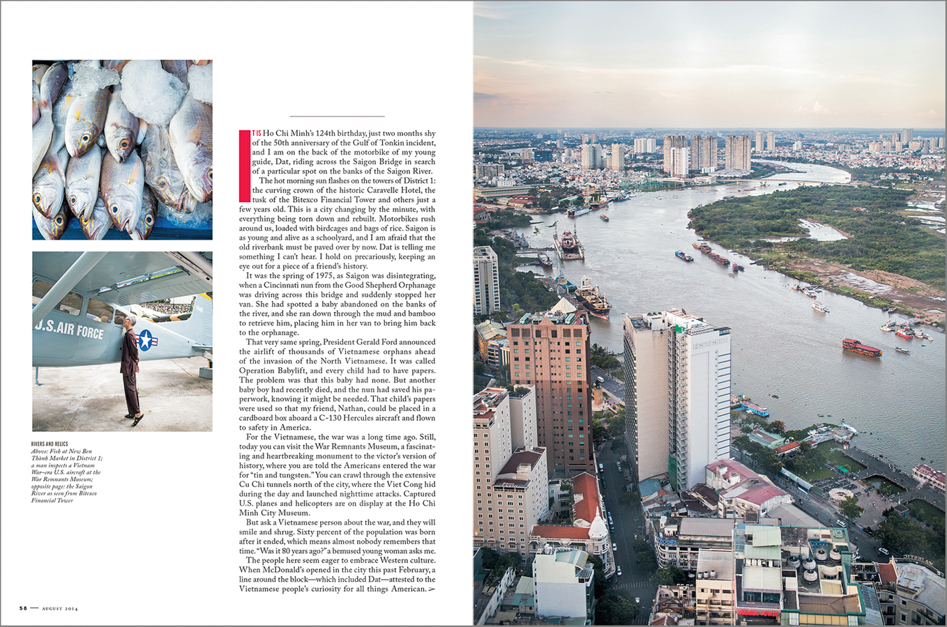 From a feature travel story on Ho Chi Minh City for United Airlines' Rhapsody magazine.