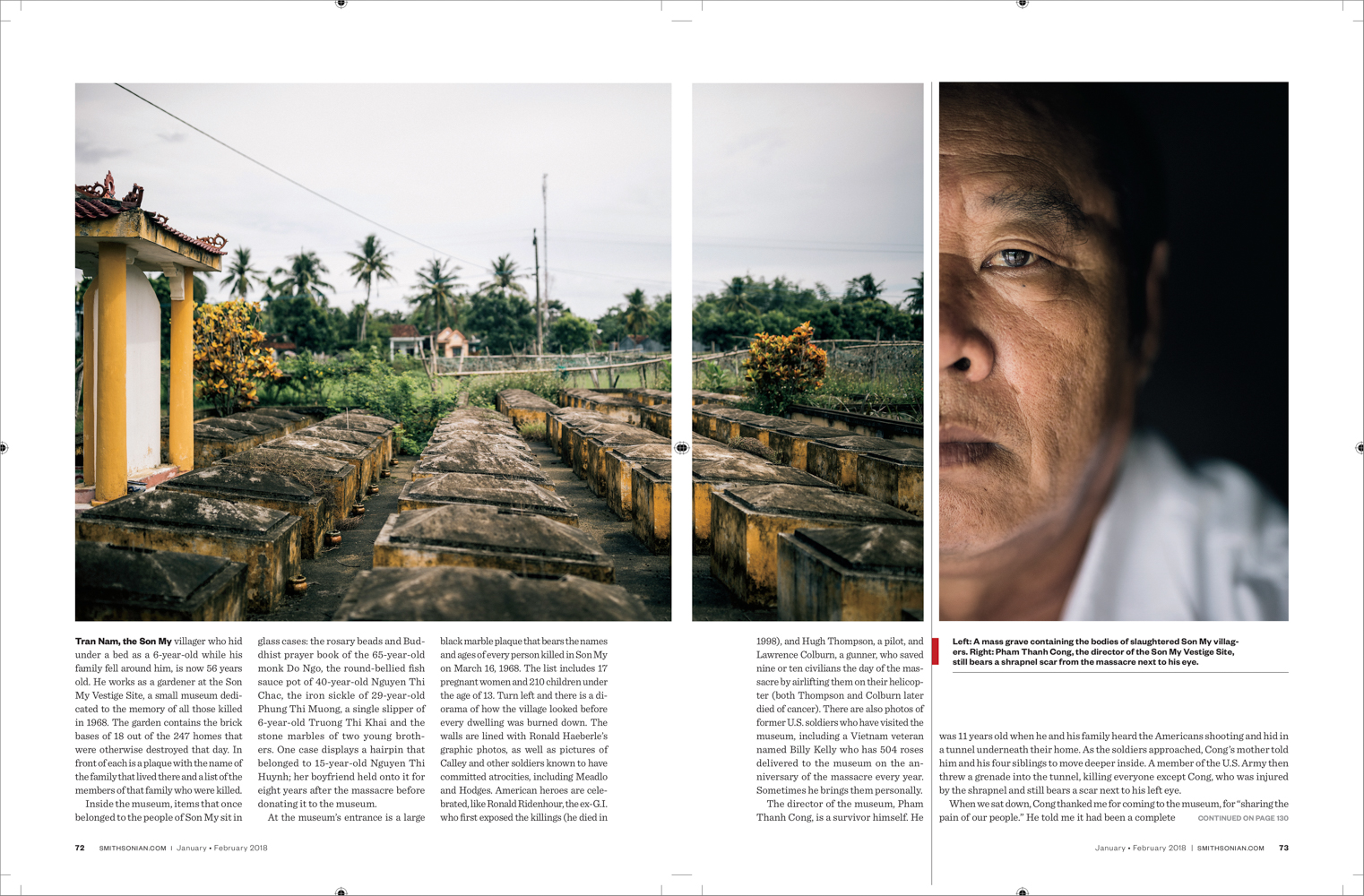 From a feature story in Smithsonian Magazine on the 50-year anniversary of the My Lai Massacre.