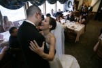 Click wedding slideshow to see their wedding.