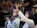 Aamine Tahir and Fariza Javed were among those who showed up to watch the rapper Snoop Dogg give a presentation called “Immaculate Hair Game.”