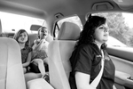 Caitlin Bell, along with daughters Zoey and Kessler McCarver on their way to the Chambliss Center for Children in Chattanooga, TN on August 21, 2013.