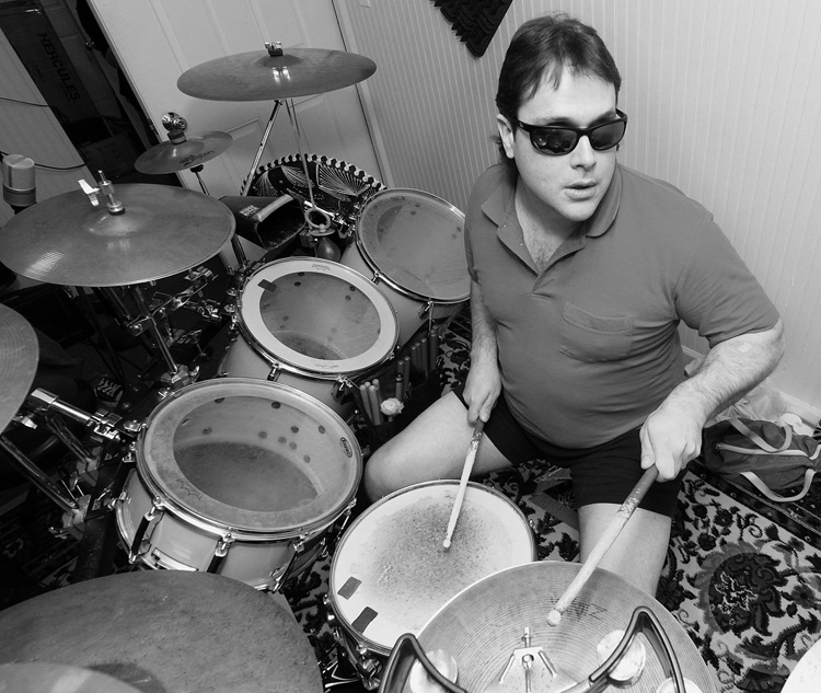 Deep Blue dJinn is a progressive rock band in Marlborough, MA. Marcus Padula, the group's drummer, is blind, having lost his sight in his 20's. The progressive rock group plays frequent gigs and has performed for events sponsored by the City of Marlborough, MA.