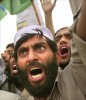 Pakistan:  An estimated 20,000 protesters jammed the streets in Rawalpindi, Pakistan  where pro-Taliban supporters voice their opposition to the U.S. bombing in Afghanistan.