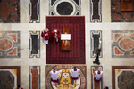 Pope Francis attends the Funeral of Cardinal Jorge Maria Mejia in St. Peter's Basilica.