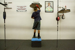 A young boxer trains at the Robert Garcia Boxing Academy in Oxnard, California.