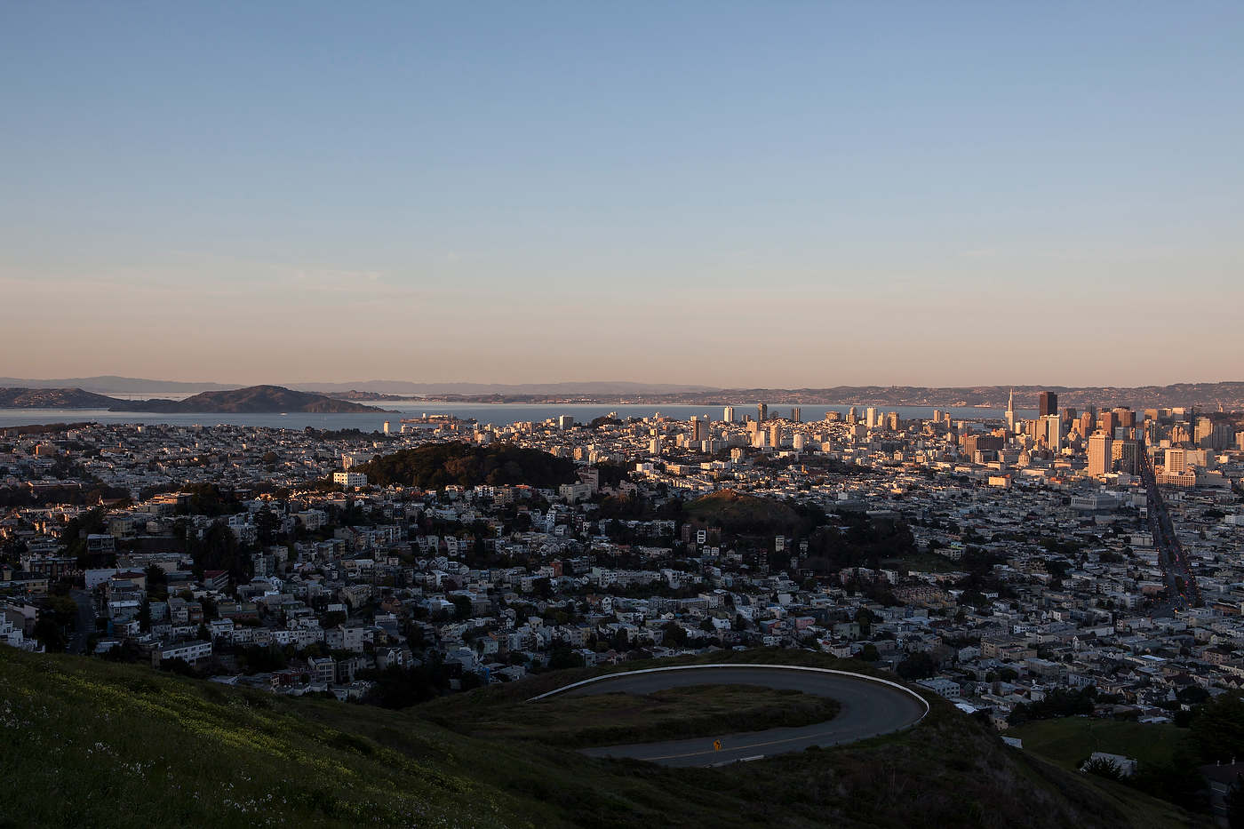 San Francisco, seen from Twin Peaks Reservoir.