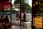 Café, near the Seine bank, Paris.