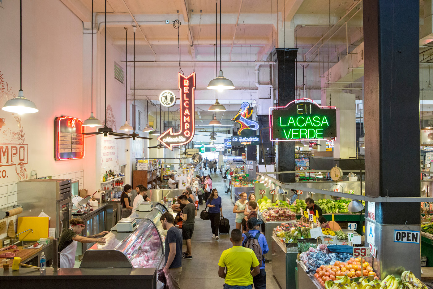 Grand Central Market, downtown Los Angeles (for The Good Life).