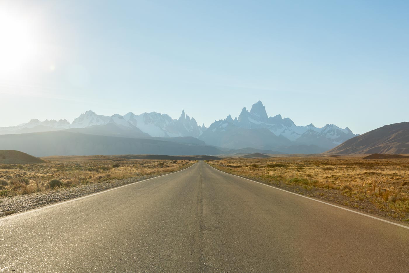 The road to El Chalten, Argentina.