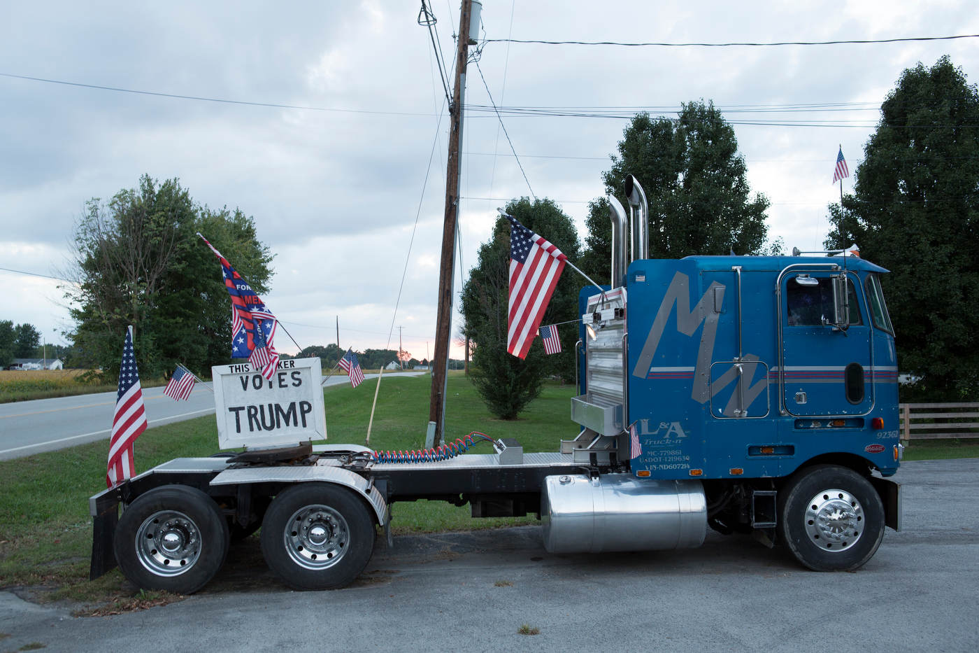 {quote}This Trucker Votes Trump{quote}, Route 50 | Indiana.