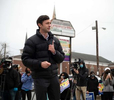 Democratic candidate for Georgia senate seat JON OSSOFF meets with scores of supporters from the Latino community Wednesday in final days of campaign before January 5 runoff election. Ossoff is challenging incumbent Republican senator David Perdue. 