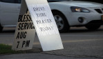 Memorial Lutheran Church in Glendale has been offering drive-thru prayer services this week. Although only a handful of people took advantage of the service, Pastor Mark Thompson is undeterred. 